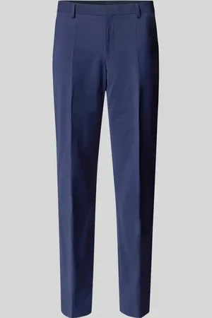 HUGO BOSS Spodnie do garnituru z kieszeniami z tyłu model ‘Leon’