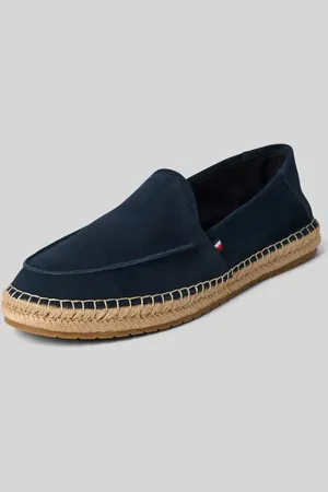 Tommy Hilfiger Mokasyny zamszowe z podeszwą ze sznurka