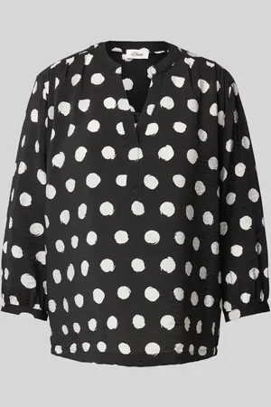 QS by s.Oliver Top bluzkowy o kroju regular fit z mieszanki wiskozy