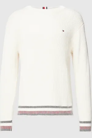Tommy Hilfiger Sweter z dzianiny z wyhaftowanym logo model ‘SHADOW’