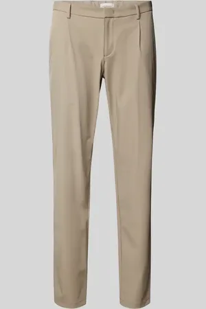 Roy Robson Chinosy o kroju slim fit z zakładkami w pasie