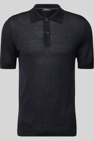 Maerz Koszulka polo o kroju regular fit z prążkowanymi wykończeniami