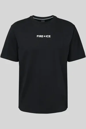 Fire + Ice Koszulka polo z nadrukiem z logo model ‘MICK’