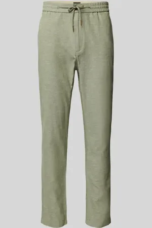 Scotch&Soda Spodnie materiałowe o kroju tapered fit z tunelem model ‘Warren’