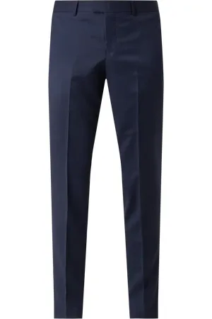 Matinique Spodnie do garnituru o kroju slim fit z dodatkiem streczu model ‘Las’
