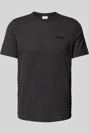 PUMA T-shirt z fakturowanym wzorem model ‘ESS ELEVATED’
