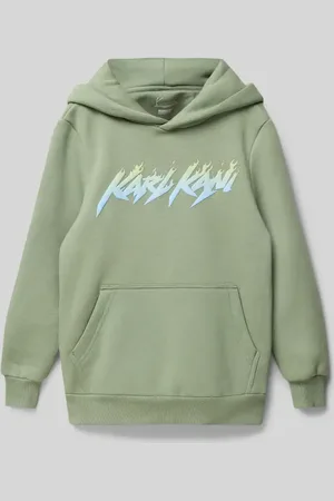 Karl Kani Bluza z kapturem z nadrukiem z logo