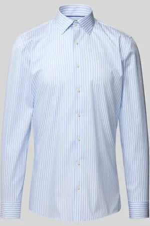 Olymp Koszula biznesowa o kroju super slim fit z listwą guzikową