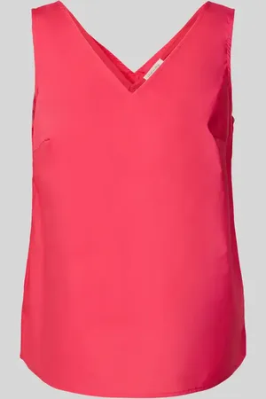 Christian Berg Top bluzkowy o kroju regular fit z dekoltem w serek