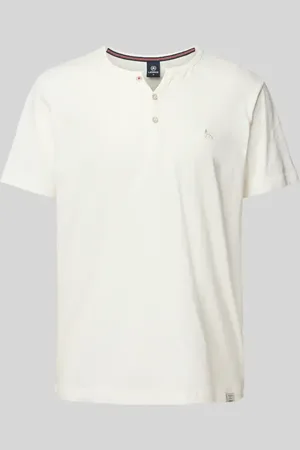 Lerros T-shirt z dekoltem serafino