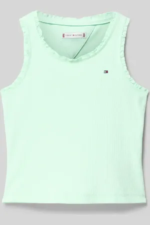 Tommy Hilfiger Top z wyhaftowanym logo