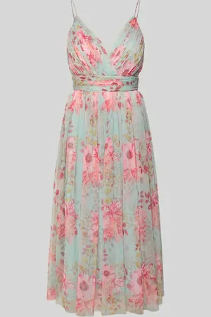 Lace & Beads Sukienka koktajlowa z taśmą w talii