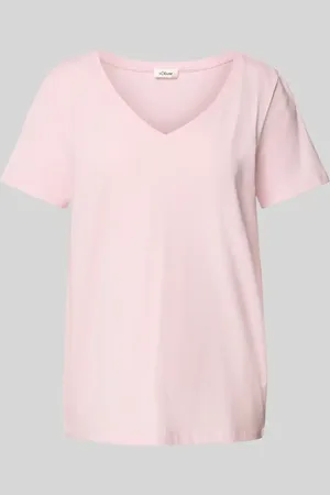 QS by s.Oliver T-shirt o kroju regular fit z mieszanki bawełny i elastanu