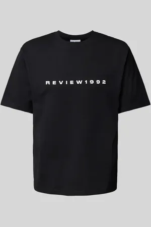 Review T-shirt z nadrukiem z logo