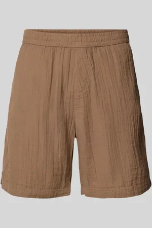 Review Szorty o kroju regular fit z elastycznym pasem