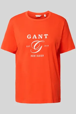 GANT T-shirt z nadrukiem z logo