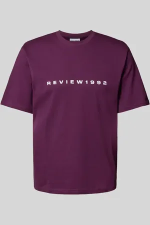 Review T-shirt z nadrukiem z logo