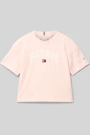 Tommy Hilfiger T-shirt z okrągłym dekoltem i wyhaftowanym logo