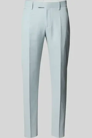 Strellson Spodnie do garnituru o kroju slim fit w kant model ‘Kynd’