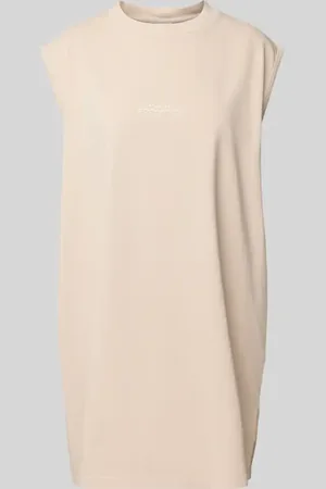 Karo Kauer Top o kroju oversized z nadrukiem z logo