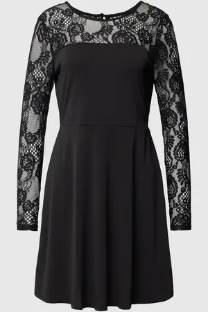 VERO MODA Sukienka mini z obszyciem koronką model ‘SARA’