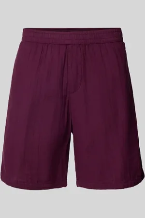 Review Szorty o kroju regular fit z elastycznym pasem