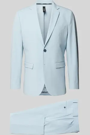 SELECTED Garnitur o kroju slim fit z kieszeniami z patką model ‘LIAM’
