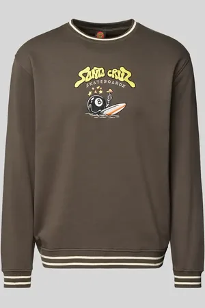 Santa Cruz Bluza z prążkowanymi wykończeniami model ‘WINKOWSKI’