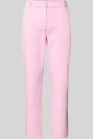 Marc Cain Spodnie o skróconym kroju feminine fit z wpuszczanymi kieszeniami