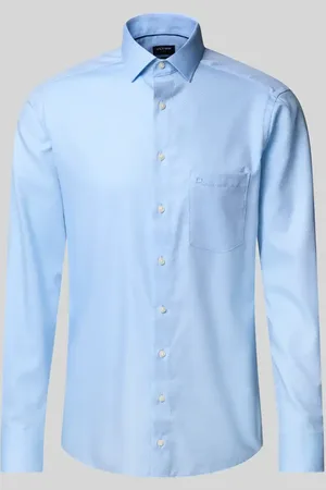 Olymp Koszula biznesowa o kroju Super Slim Fit z kołnierzykiem typu kent