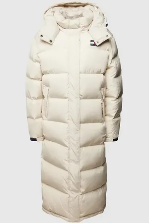 Tommy Hilfiger Płaszcz pikowany z kapturem