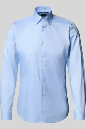 Olymp Koszula biznesowa o kroju Super Slim Fit z kołnierzykiem typu kent