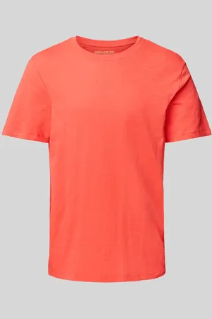 McNeal T-shirt z prążkowanym okrągłym dekoltem