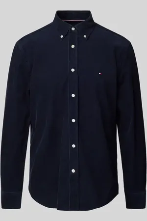 Tommy Hilfiger Koszula sztruksowa o kroju regular fit z kołnierzykiem typu button down model ‘SOLID’