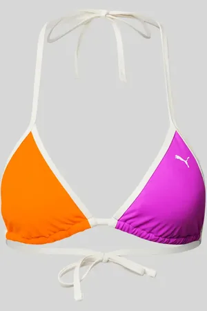 PUMA Top bikini z nadrukiem z logo