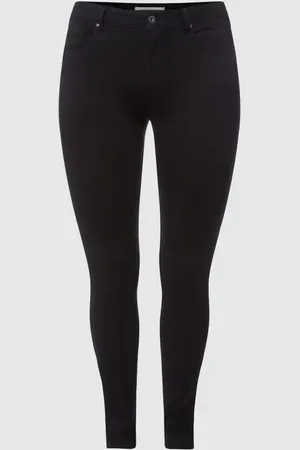 ONLY Jeansy barwione PLUS SIZE o kroju skinny fit z dodatkiem streczu