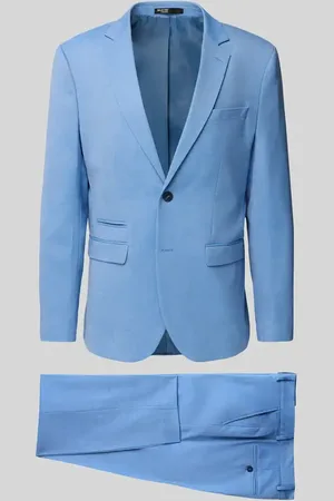 SELECTED Garnitur o kroju slim fit składa się z marynarki zapinanej na dwa guziki i spodni do garnituru