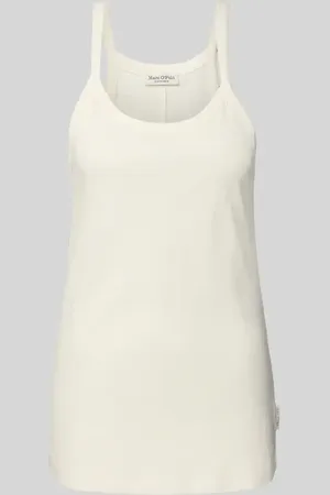 Marc O’ Polo Top na ramiączkach o kroju slim fit z mieszanki bawełny i konopi