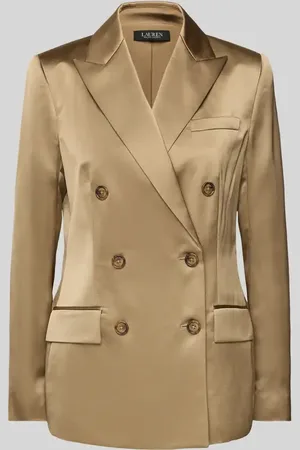 Ralph Lauren Żakiet z satyny z kołnierzem z połami model ‘Ryen’