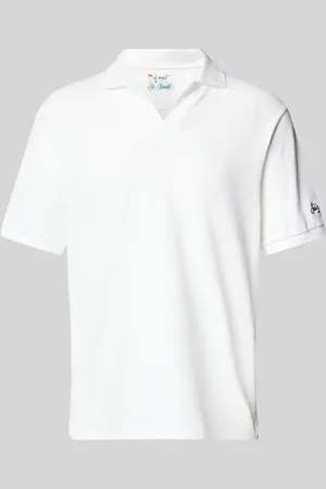 MC2 SAINT BARTH Koszulka polo o kroju regular fit z dekoltem w serek model ‘CHARLES’