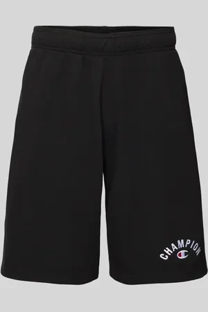 Champion Szorty z dzianiny dresowej o kroju baggy fit z wyhaftowanym logo