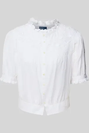 Ralph Lauren Bluzka o kroju slim fit z rękawem o dł. 1/2 model ‘MICAL’