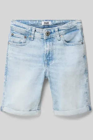 JACK & JONES Szorty jeansowe o kroju regular fit z 5 kieszeniami model ‘RICK’