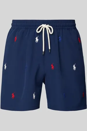 Ralph Lauren Spodenki kąpielowe z wyhaftowanymi logo