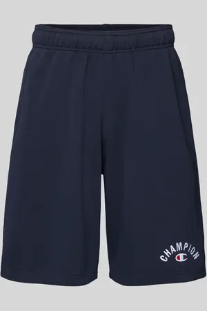 Champion Szorty z dzianiny dresowej o kroju baggy fit z wyhaftowanym logo