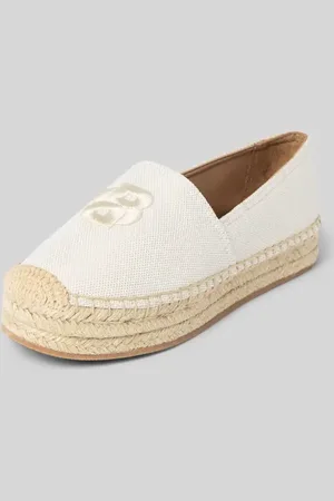HUGO BOSS Espadryle z wyhaftowanym logo model ‘Madeira’