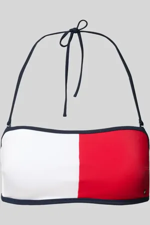 Tommy Hilfiger Top bandażowy w stylu color blocking