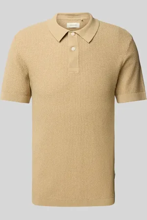 Blend Koszulka polo o kroju super skinny fit z fakturowanym wzorem model ‘AIDEN’