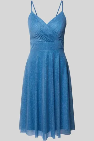 TROYDEN COLLECTION Sukienka koktajlowa z taśmą w talii