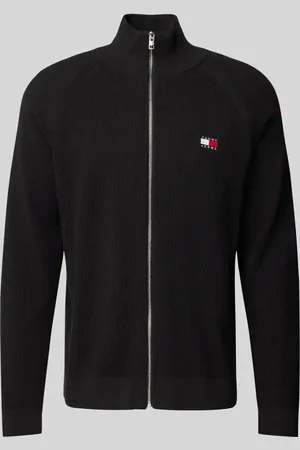 Tommy Hilfiger Kurtka z dzianiny z naszywką z logo